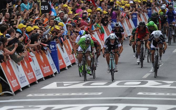 The final sprint for the line