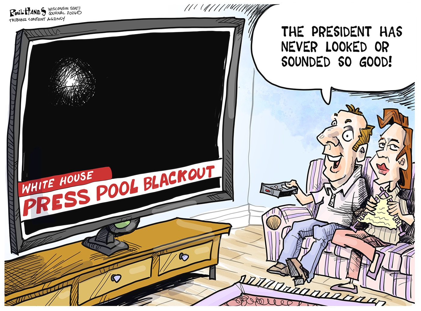 Political cartoon