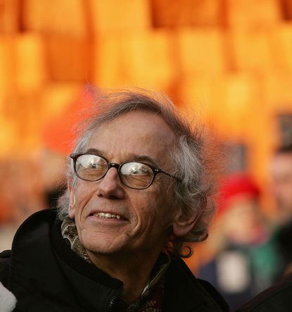 Christo at "The Gates" in 2005