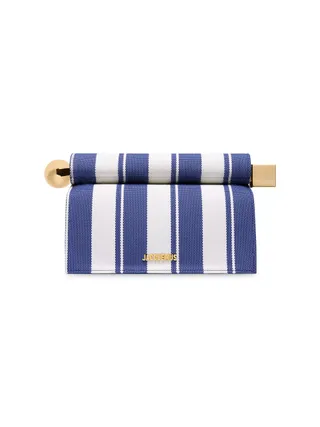 Jacquemus, La Pochette Rond Carre Striped Clutch