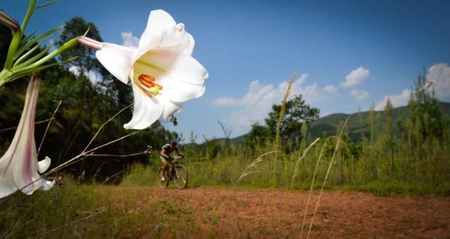 A racer at the Sabie marathon.