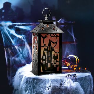 lidl halloween light with spider
