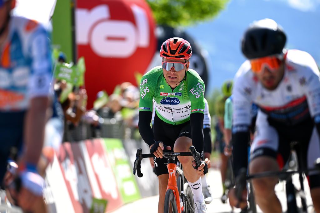 Tobias Foss kept the green Tour of the Alps leader's jersey