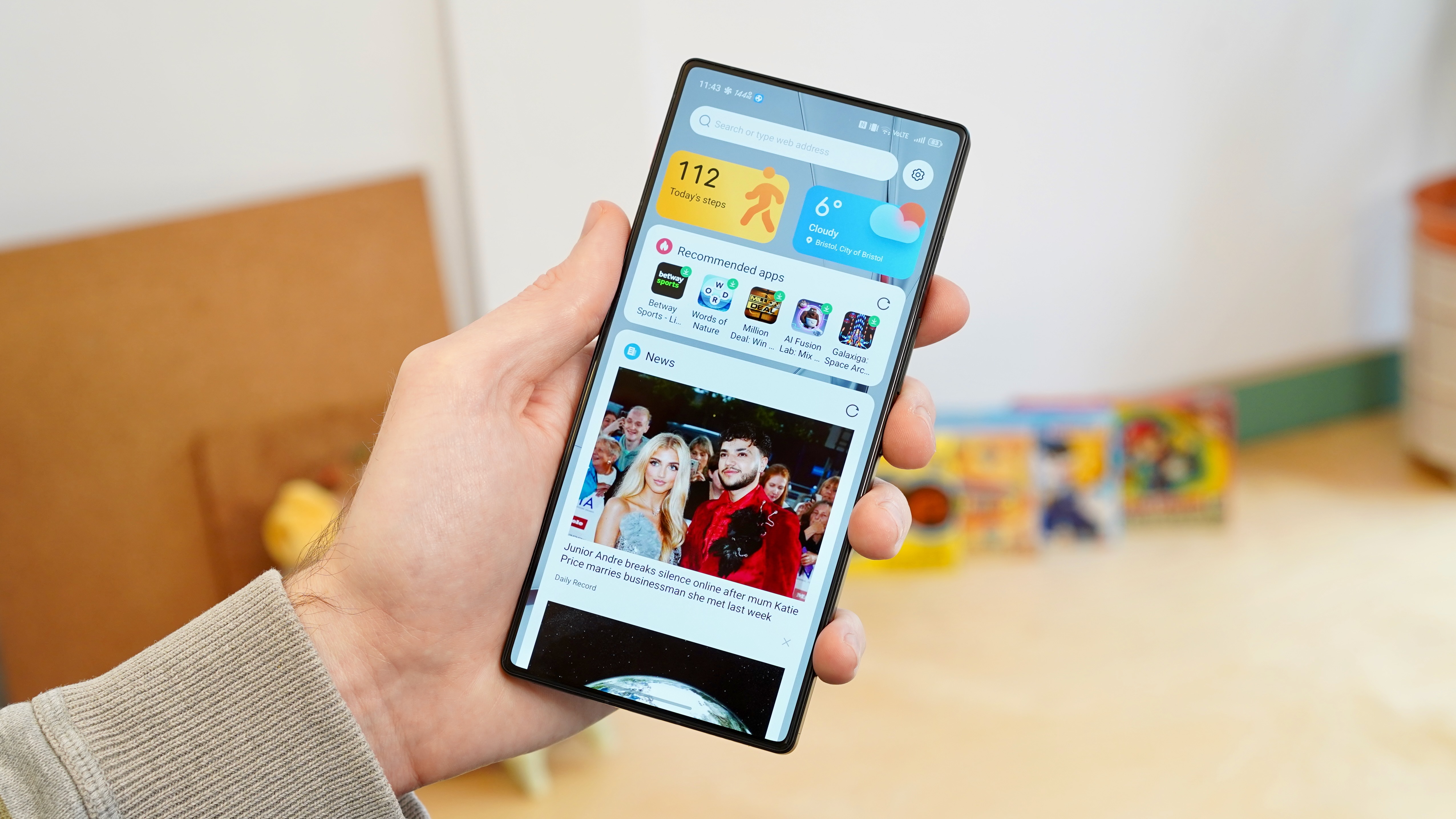 The RedMagic 11 Air and its Google Feed Replacement