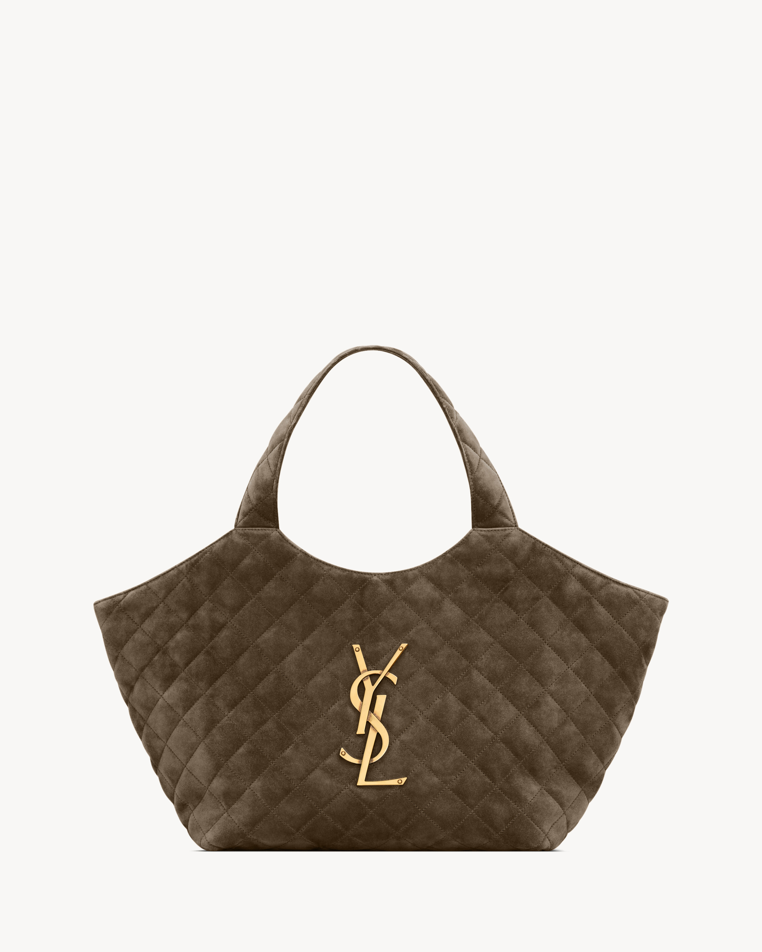 Icare Medium in Quilted Suede
