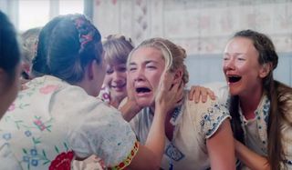 Forence Pugh crying in Midsommar
