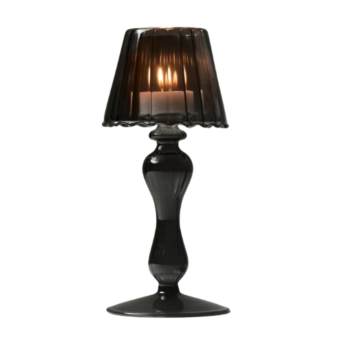 Anthropologie, Halloween Glass Lamp Candle Holder