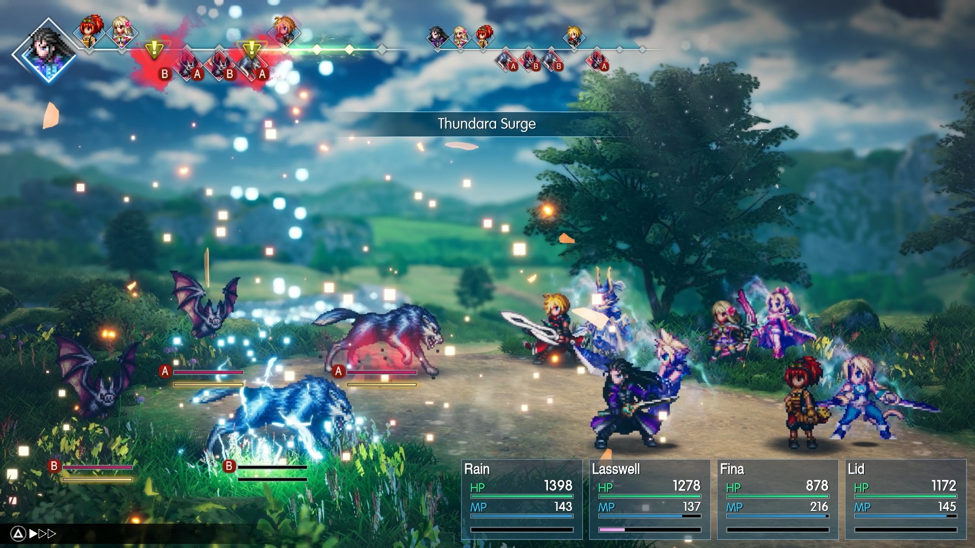 A screenshot from Final Fantasy Resonance