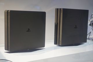 The PS4 Pro (Right). Photo: Mike Andronico/Tom's Guide