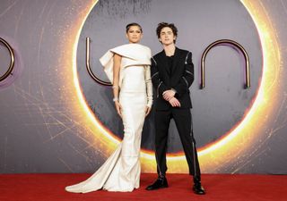 Zendaya and Timothée Chalamet attend the UK Special Screening of "Dune" at Odeon Luxe Leicester Square on October 18, 2021 in London, England