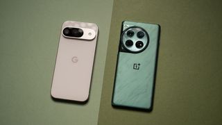 Google Pixel 9 vs. OnePlus 12 back