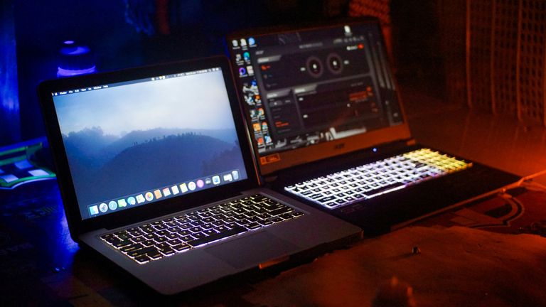 Best gaming laptops 2022: two laptops side by side 