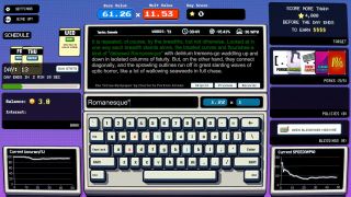 A typing game
