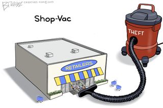 Retail crime.