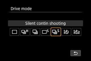 Set up your Canon EOS camera for silent shooting