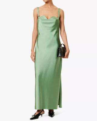 CAMILLA AND MARCAire recycled polyester-blend slip dress