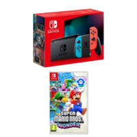 Nintendo Switch Neon with Super Mario Wonder | £299.99 £259 at VerySave £40.99 -