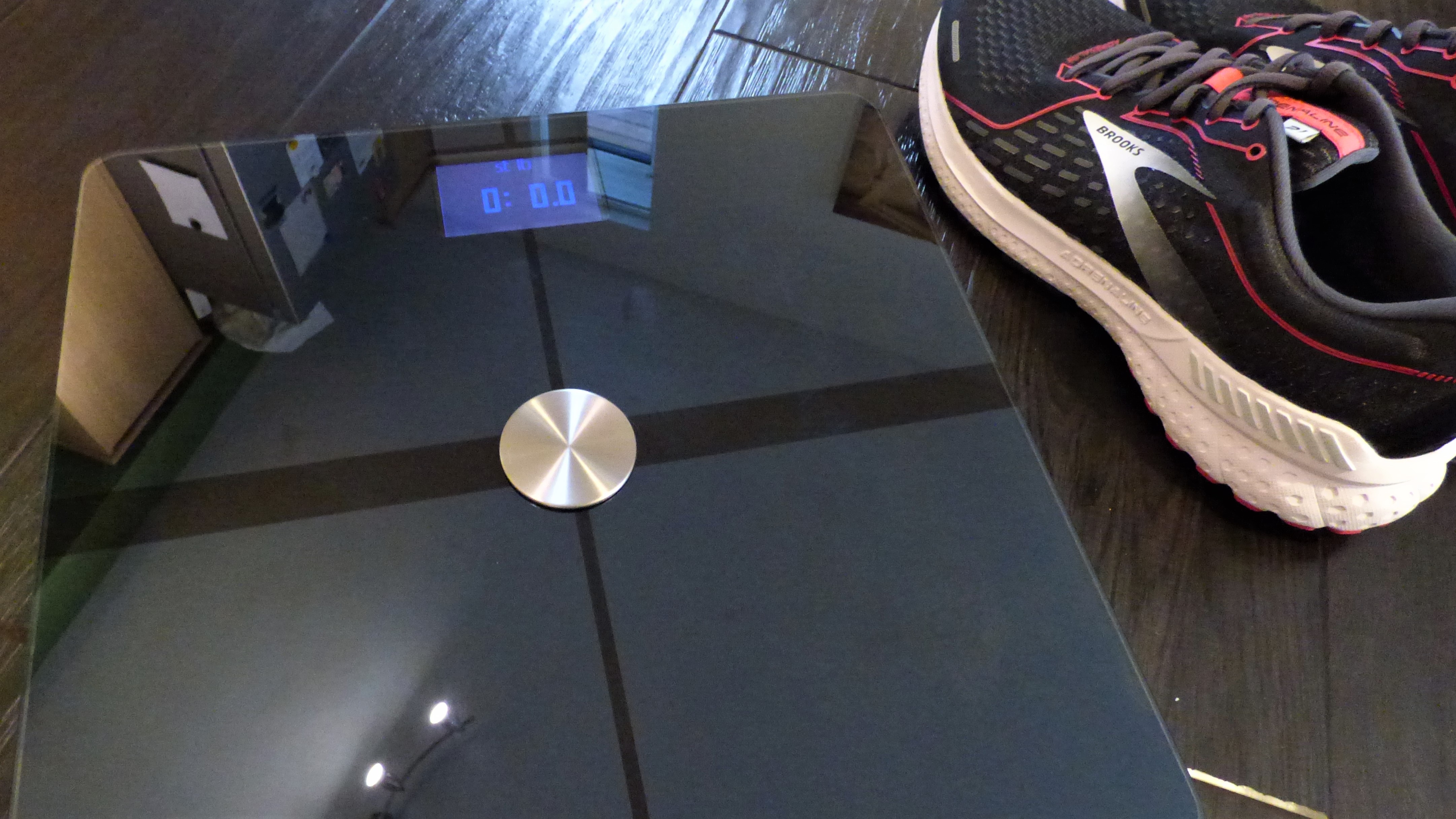 Withings Body+ scales on living room floor