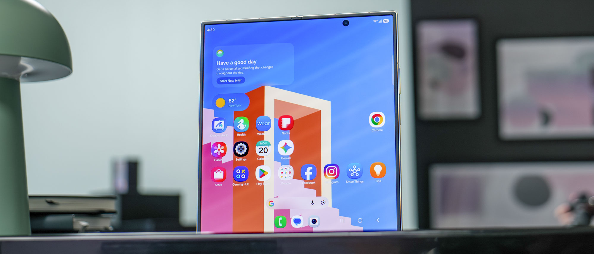 Galaxy Z Fold 8 Ultra shown in hand