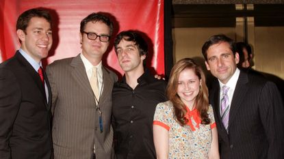 cast of The Office during 2005/2006 NBC UpFront - Outside Arrivals at Radio City Music Hall in New York City, New York, United States.