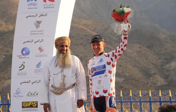 Bobbie Traksel (Champion System) kept the polka dot jersey of most aggressive rider