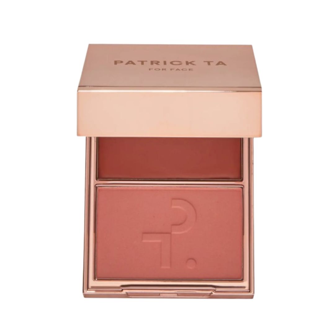 PATRICK TA MAJOR HEADLINES DOUBLE-TAKE CRÈME AND POWDER BLUSH DUO