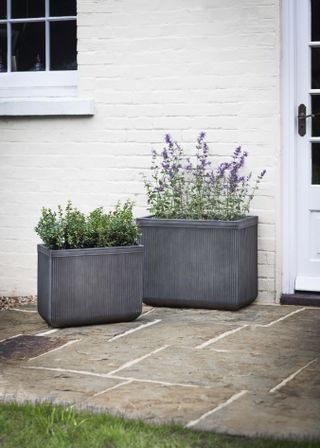 Bathford rectangular planters Garden Trading