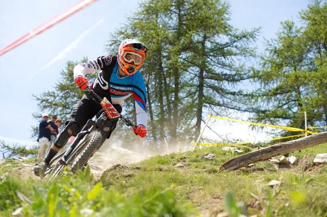 Nico Vouilloz at the Val d'Allos enduro