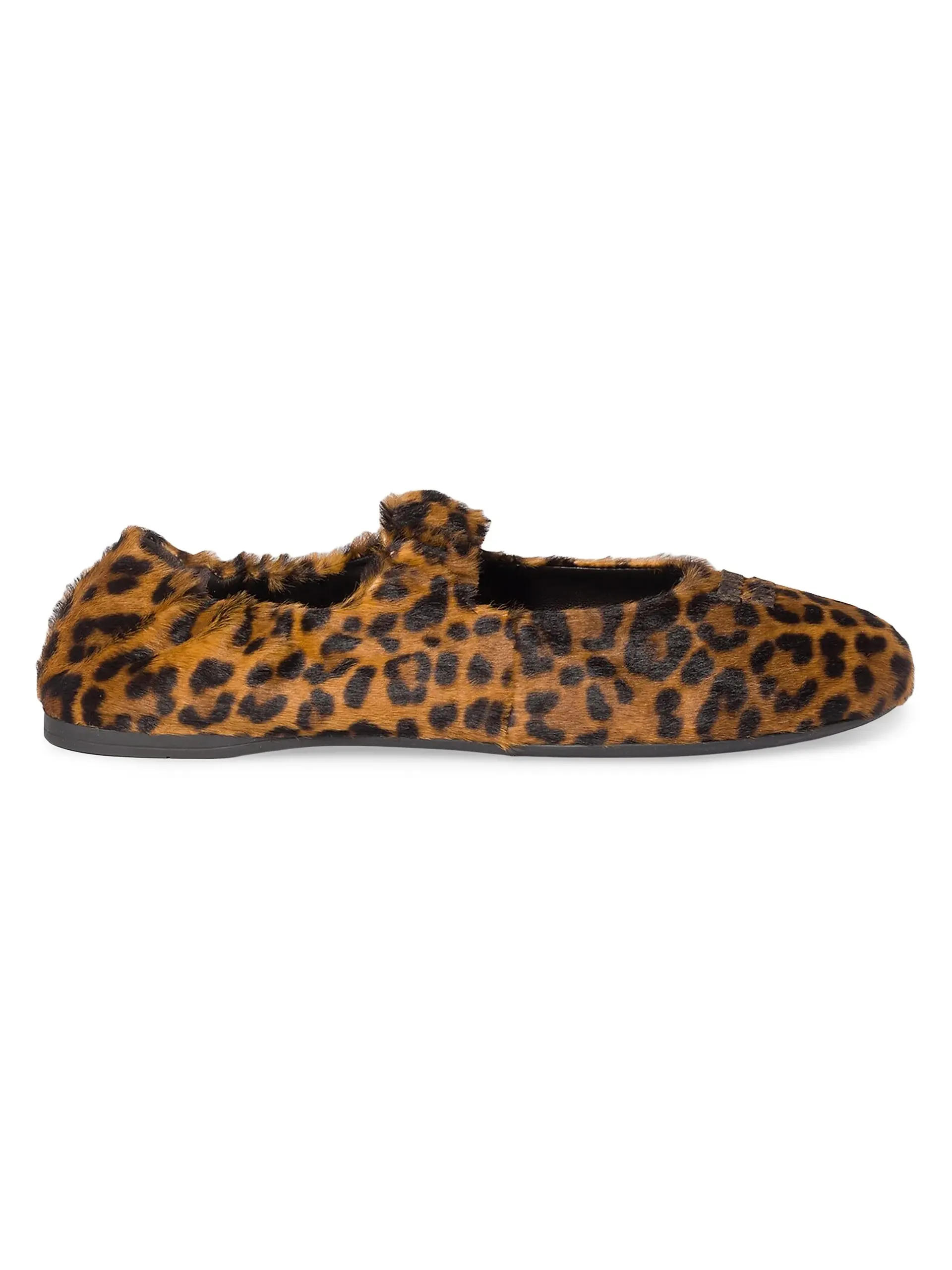 Ruches Calf Hair Leather Ballerinas