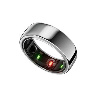 The Oura Ring in silver