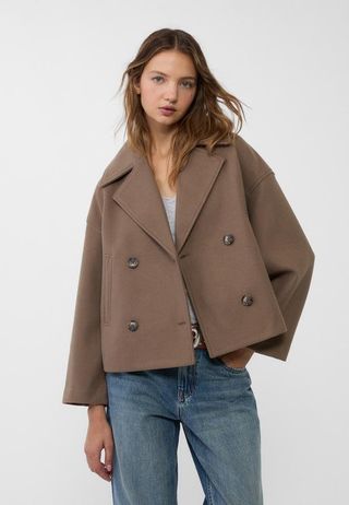 Short Double-Breasted Coat