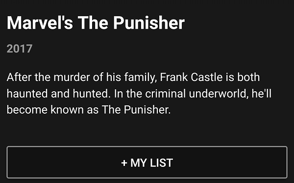 punisher netflix 2017