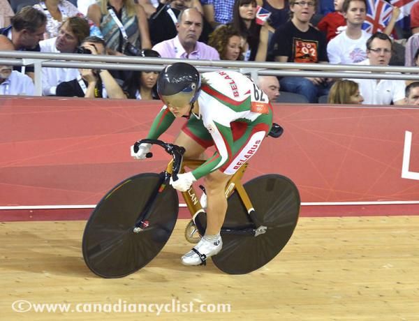 Olga Panarina (Belarus) in sprint qualifying.