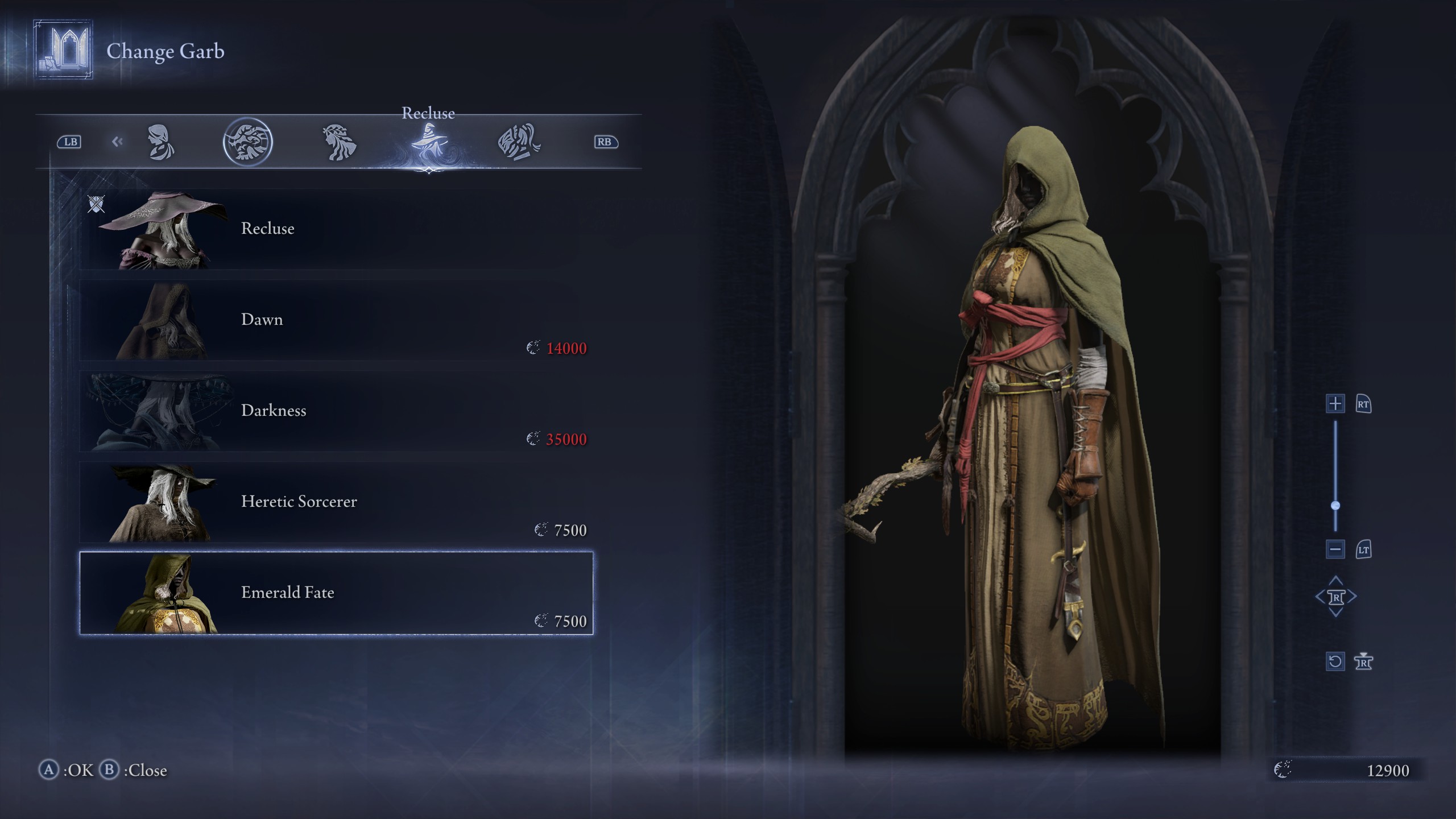 Elden Ring Nightreign Dark Souls outfits - Emerald Herald