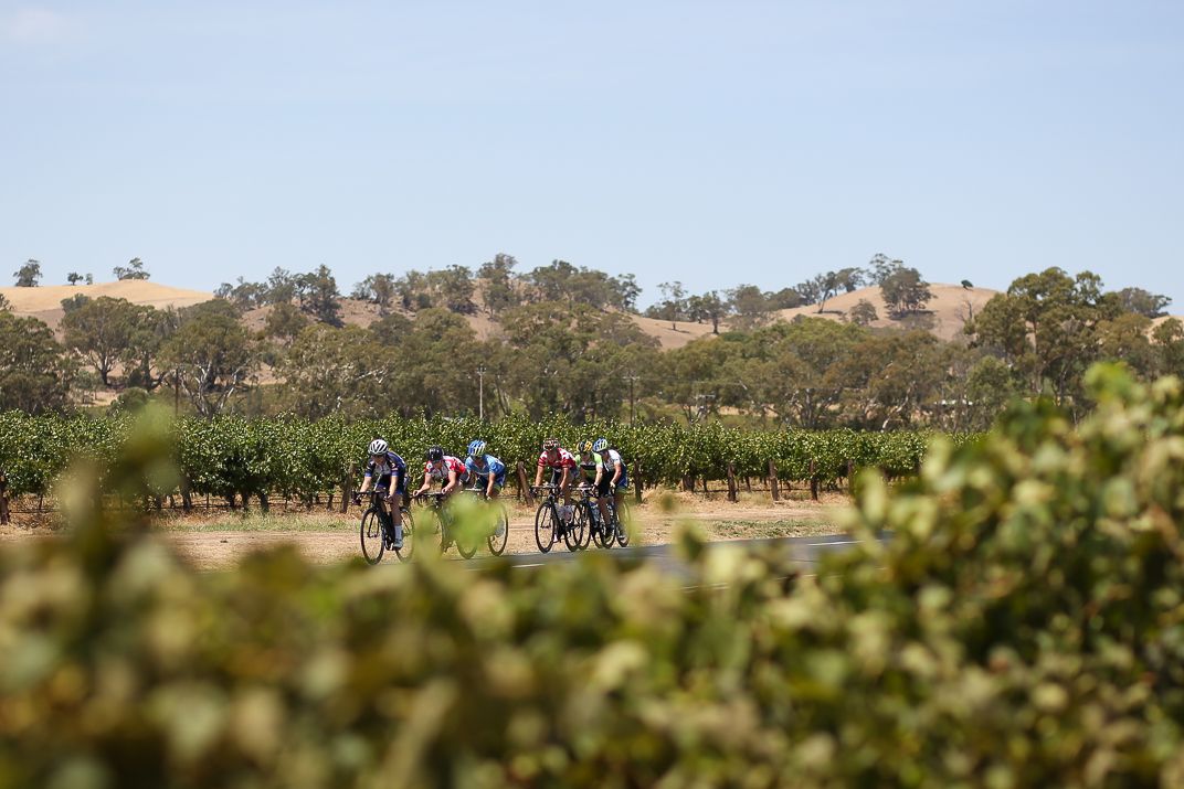 Another hot day in the saddle for the riders