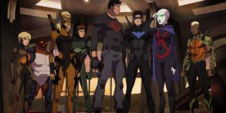 The cast of Young Justice