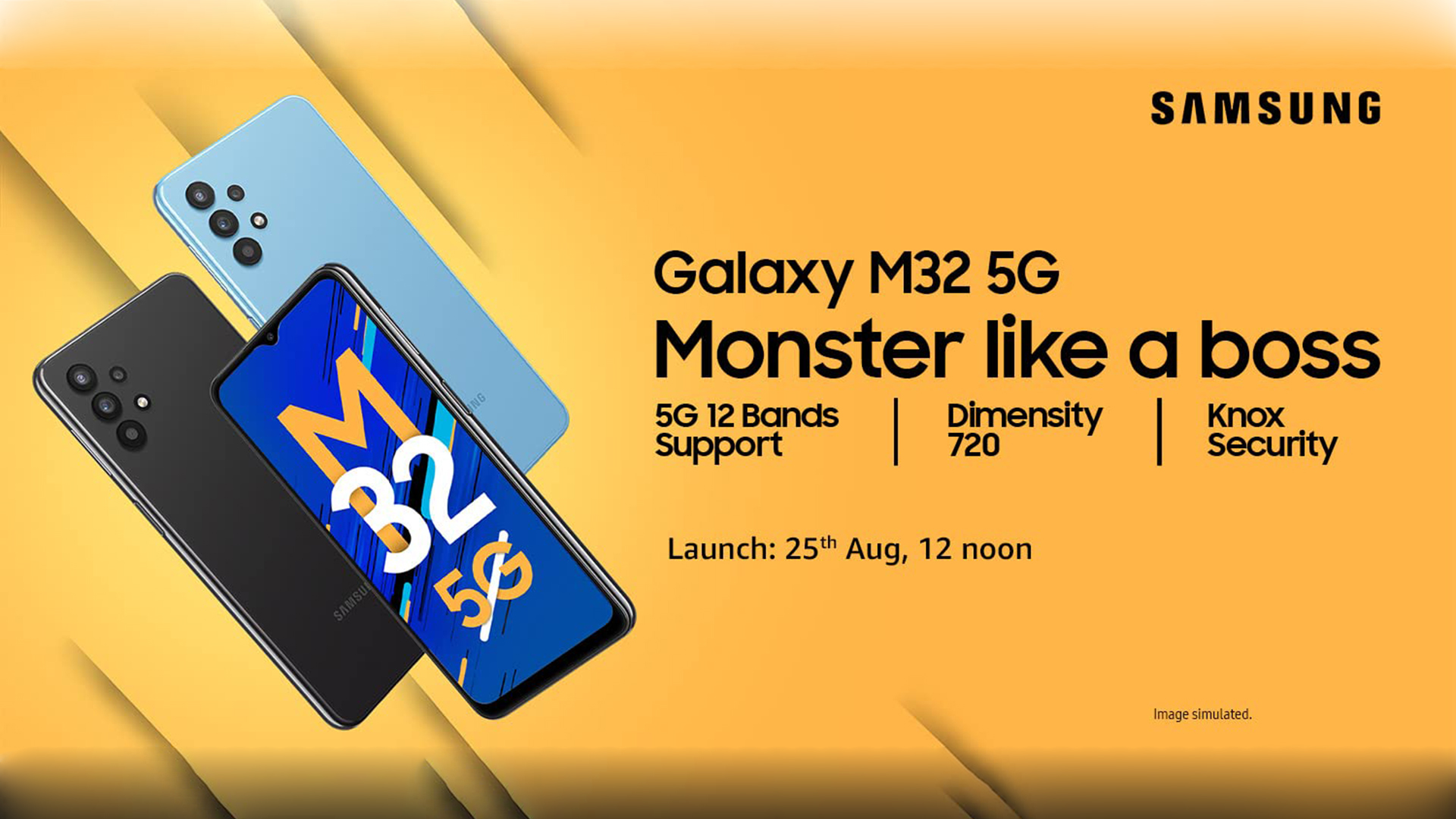 Samsung Galaxy M32 5G Amazon teaser