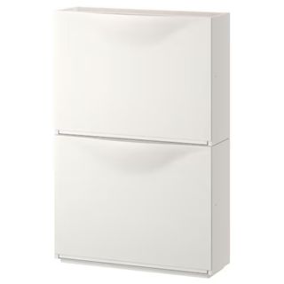 Ikea TRONES shoe storage cabinet in white