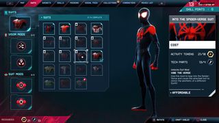 spider-man miles morales Spider-Verse suit