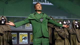 Robert Downey Jr reveals himself as Doctor Doom to a delighted crowd at San Diego Comic-Con 2024