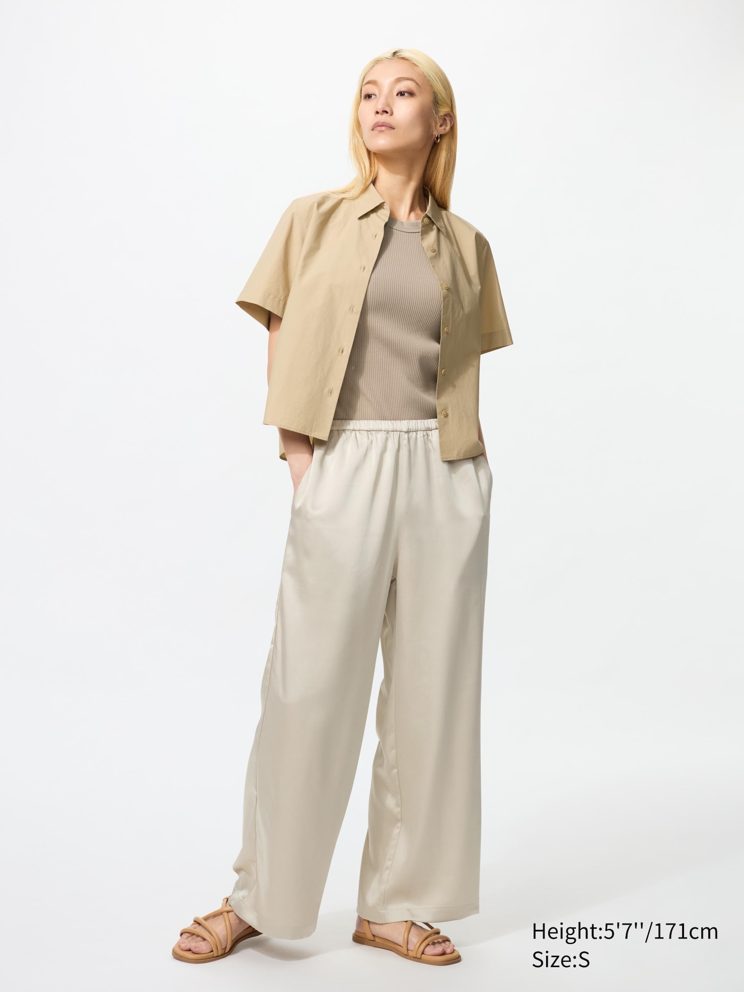 Satin Easy Trousers