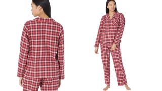 Red check womens pajamas Ugg at amazon