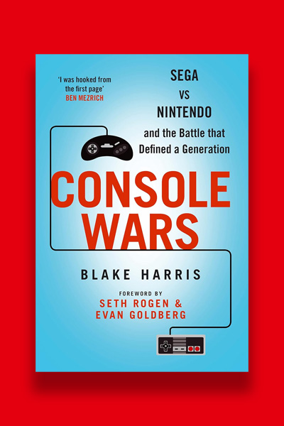 A selection of books about Nintendo