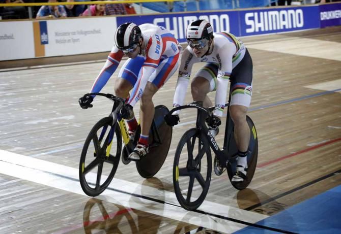 Denis Dmitriev wins a close sprint