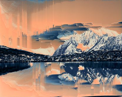 Mnot Abcln A, from the Mountain Tour series (2010), by Kim Asendorf; Generative Art