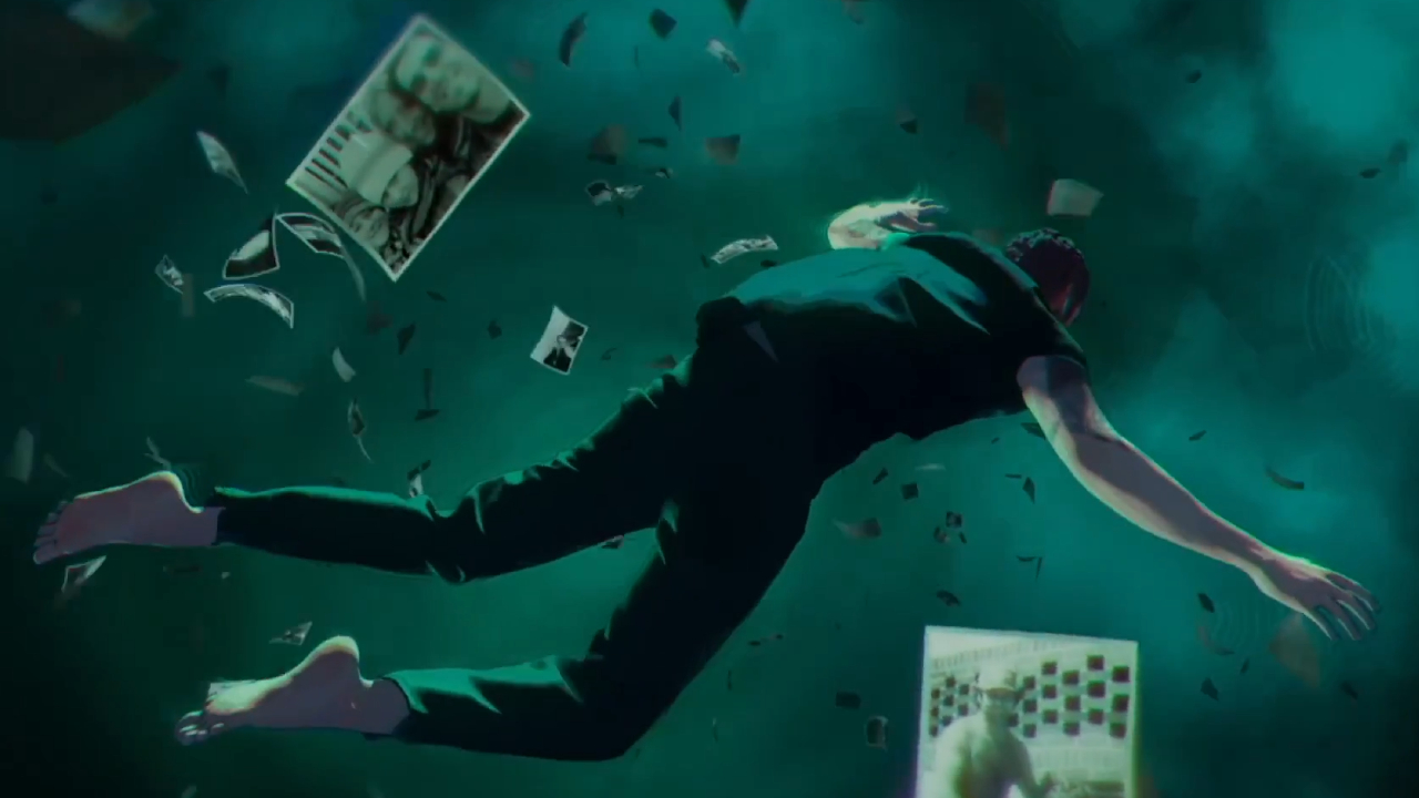 A visualization representing a psychedllic treatment from In Waves and War.