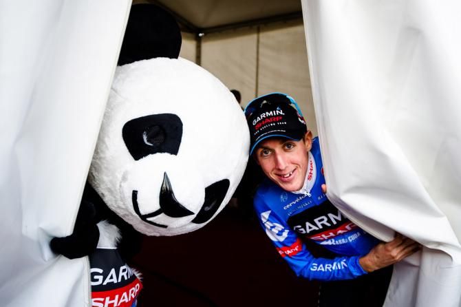 Dan Martin and the Panda.