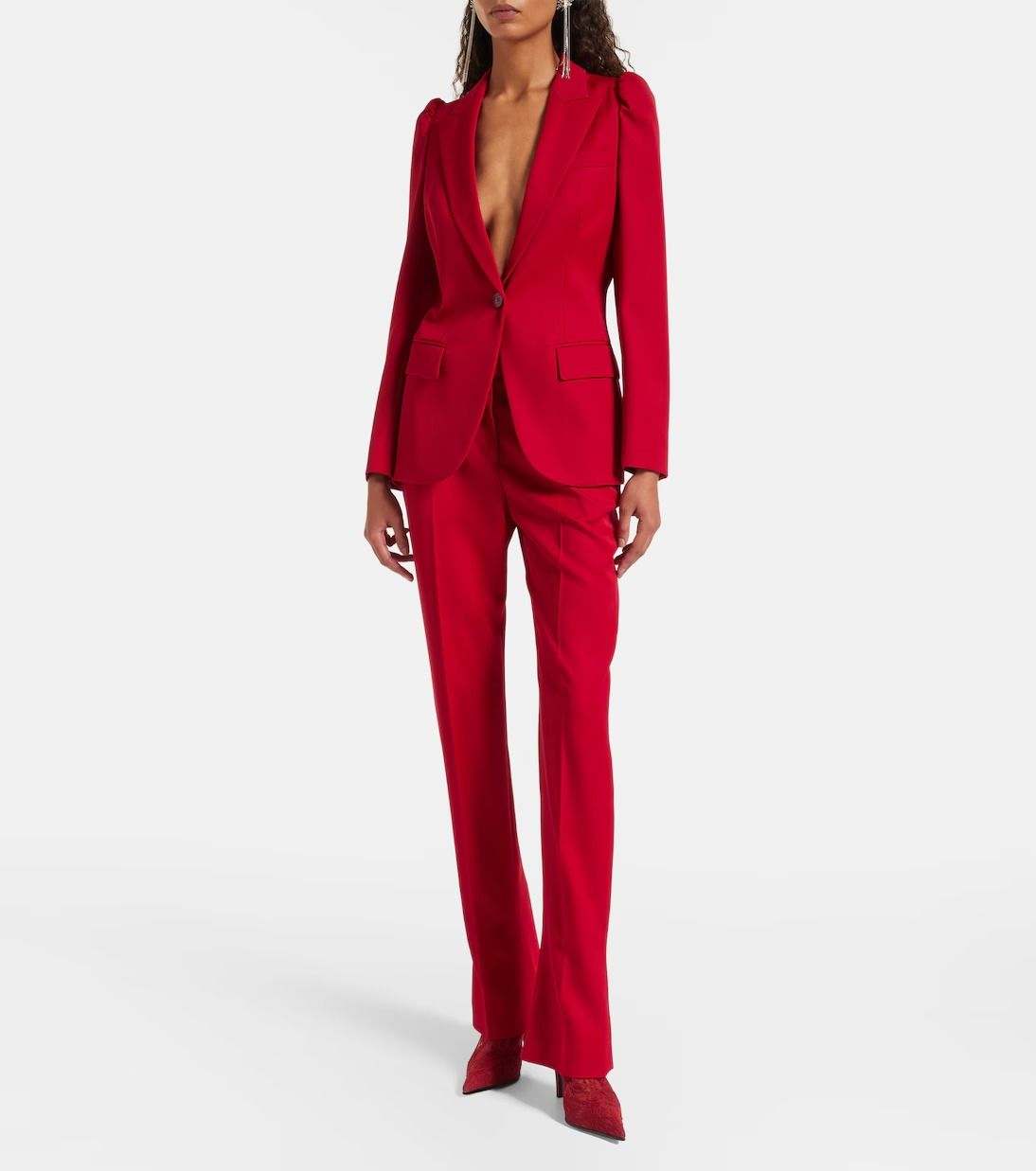 McQueen, Wool Flared Pants