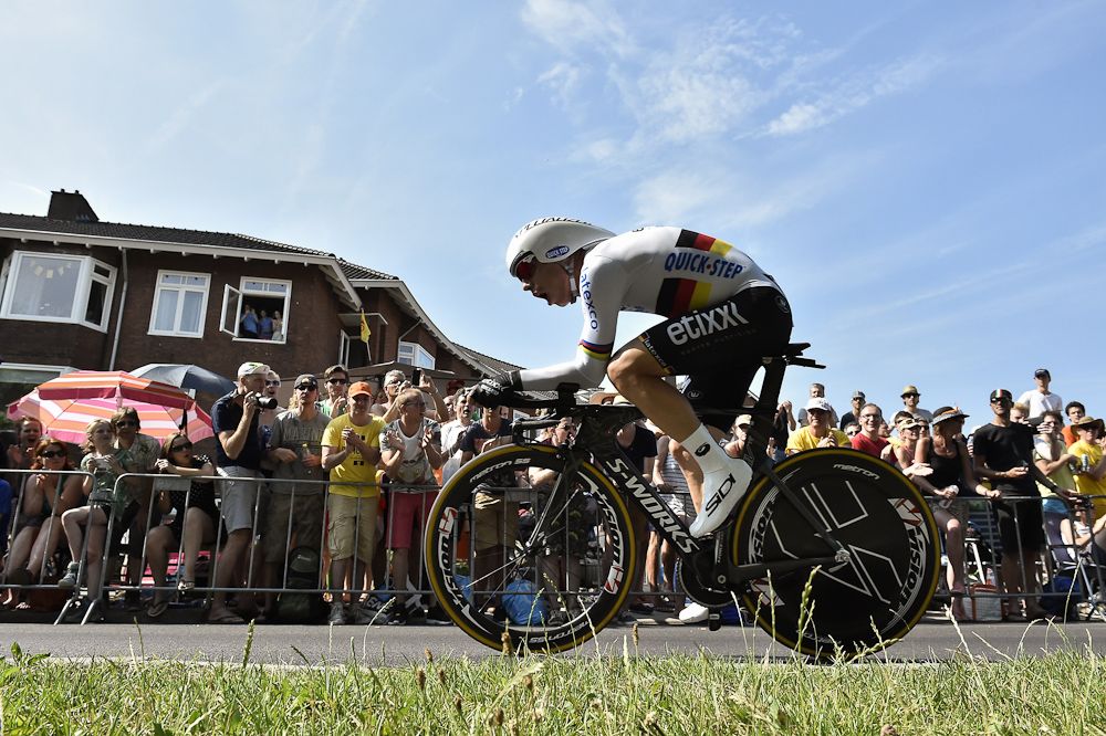 Tony Martin in action during stage 1.