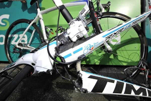 Sebastian Turgot (Bbox Bougues Telecom) will definitely need a new bike for the next stage.
